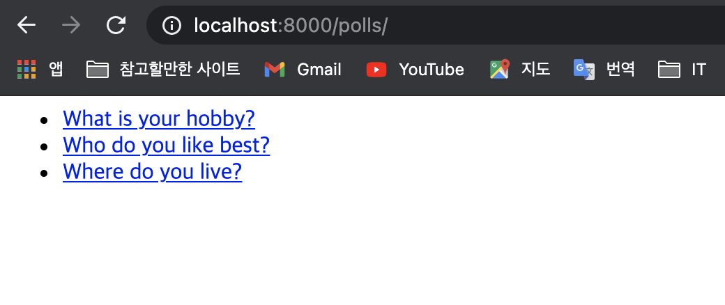 Question list